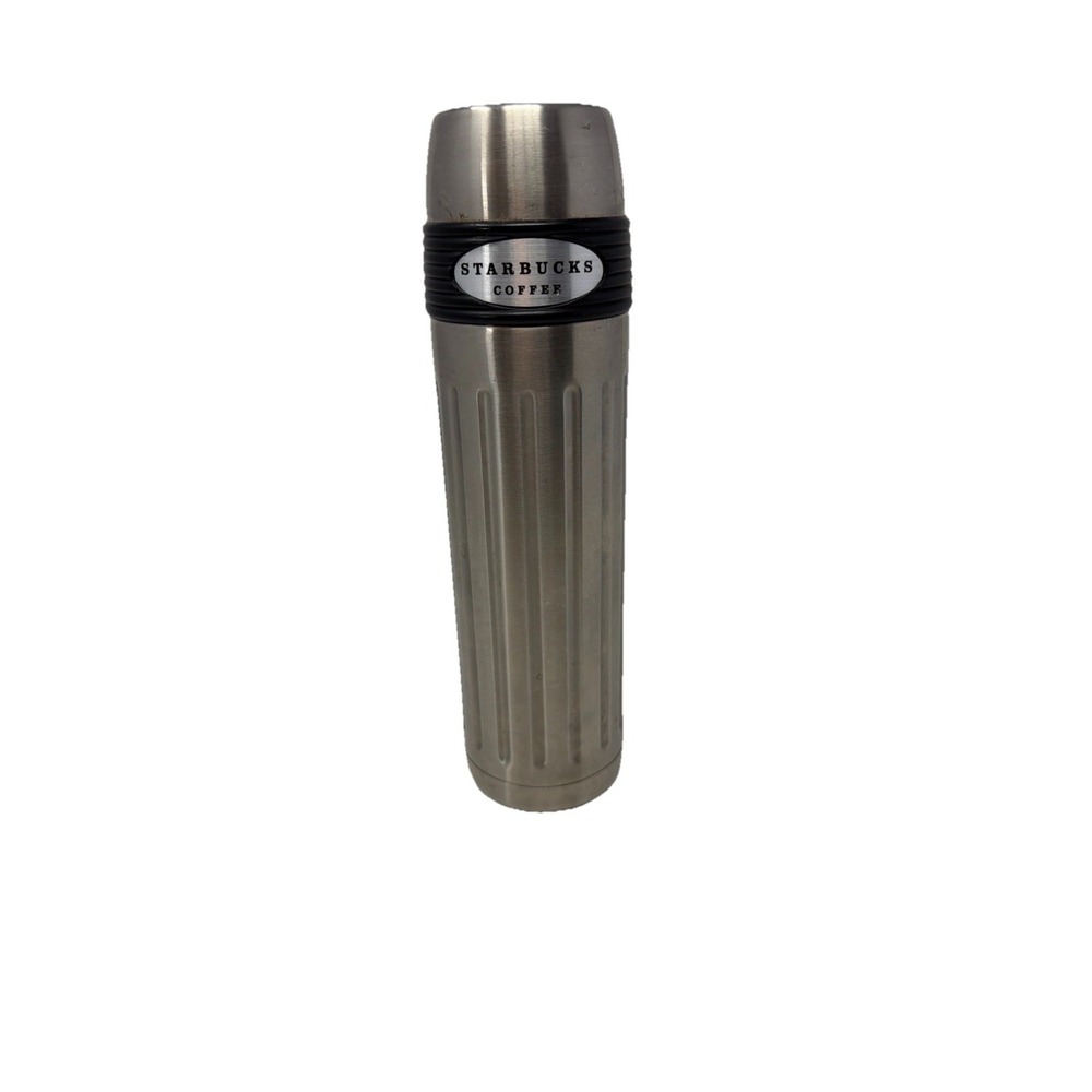 RARE 2004 STARBUCKS Stainless Travel Coffee Thermos Slim Tumbler Cup